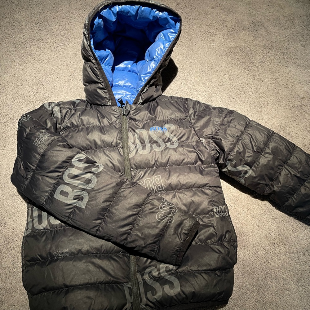 Boss Boys Reversible puffer jacket